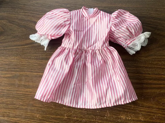 American Girl 18" Doll Retired Samantha Lacy Pinafore Birthday Dress ONLY PC