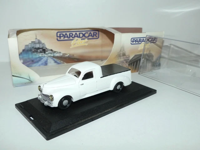 Miniature Peugeot 203 Pickup Dépannage 1/43 Elysée - Bonhomme Michelin Inclus