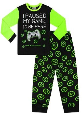 Boys I Paused My Game To Be Here Green Gaming Pjs
