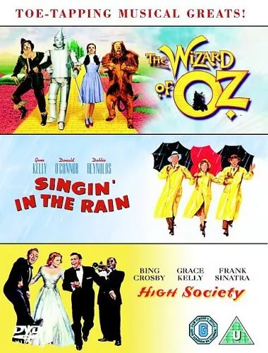 The Wizard of Oz/Singin' in the Rain/High Society DVD (2006) Bing Crosby,