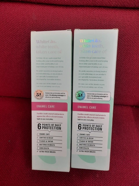 Glo White Glo Emamel Care Whitening Toothpast 205G X2