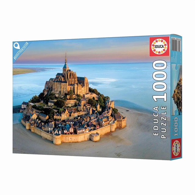 Educa - Mont Saint-Michel 1000 Teile Puzzle Educa Spiel Deutsch 2022 2