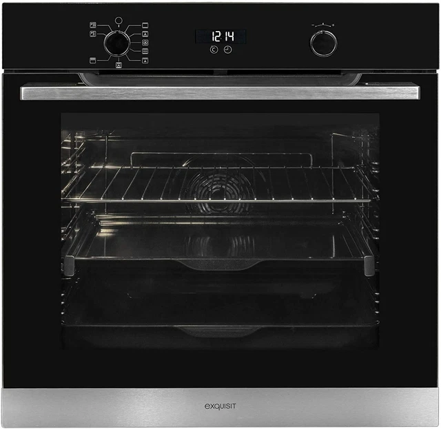 Exquisit EBEP707-18H Four Encastré Four Einbauofen Noir Autonome Pyrolyse