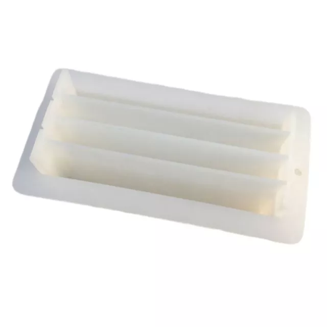 Silicone Loaf Soap Mold Dividers Plastic Partition Clapboard Rectangular White