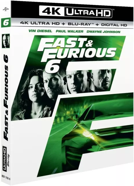 Fast & Furious 6  -4K Ultra HD + Blu-Ray  - VF   NEUF