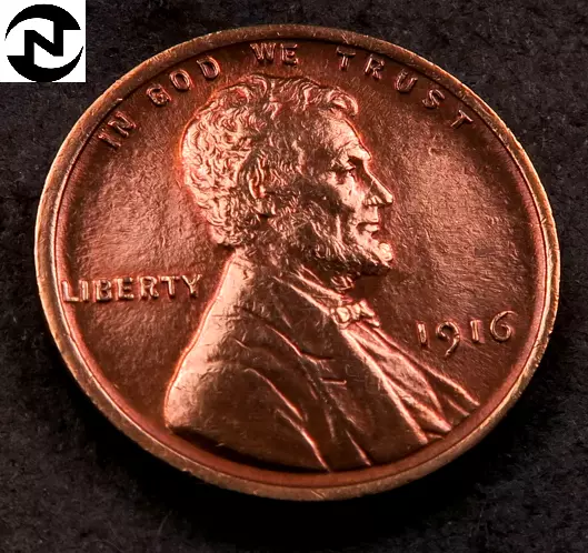 1916 Lincoln Wheat Penny Cent ~ Gem BU (red) ~ Better Date! ~ 1 Coin