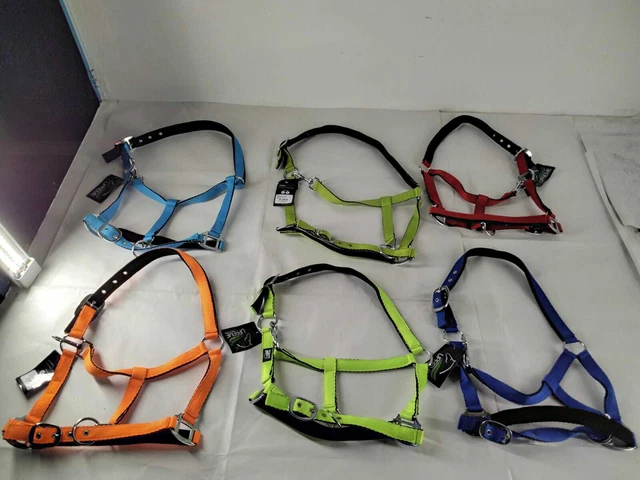 EQUESTRO - Cavezza In Nylon A Doppia Regolazione E Imbottitura In Pile Con Lunghina Cob 37030 1