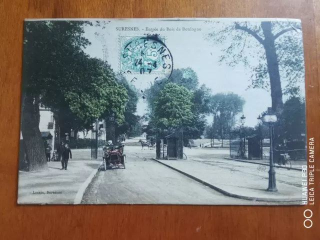 CPA - 92 - SURESNES - Entrée du Bois de Boulogne.