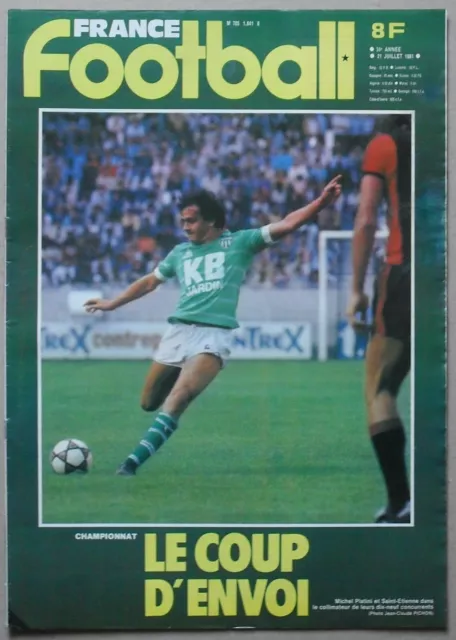 France Football présentation saison 81-82