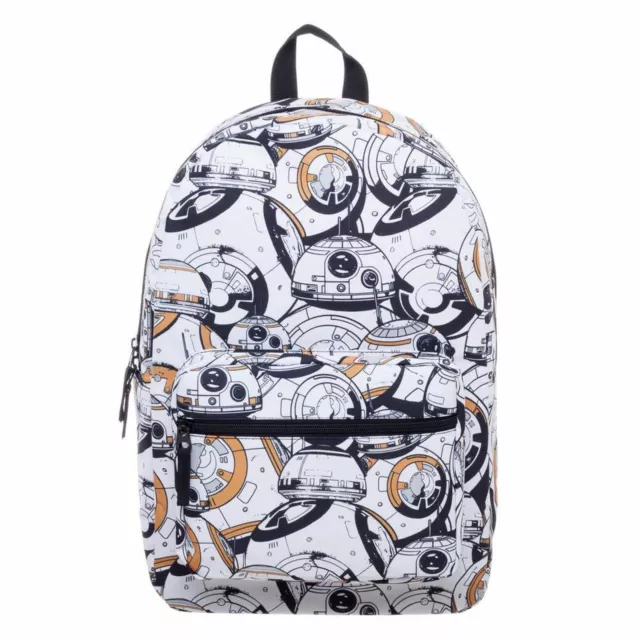 Star Wars BB8 All Over Print 17" Backpack, BB-8 School Book Bag