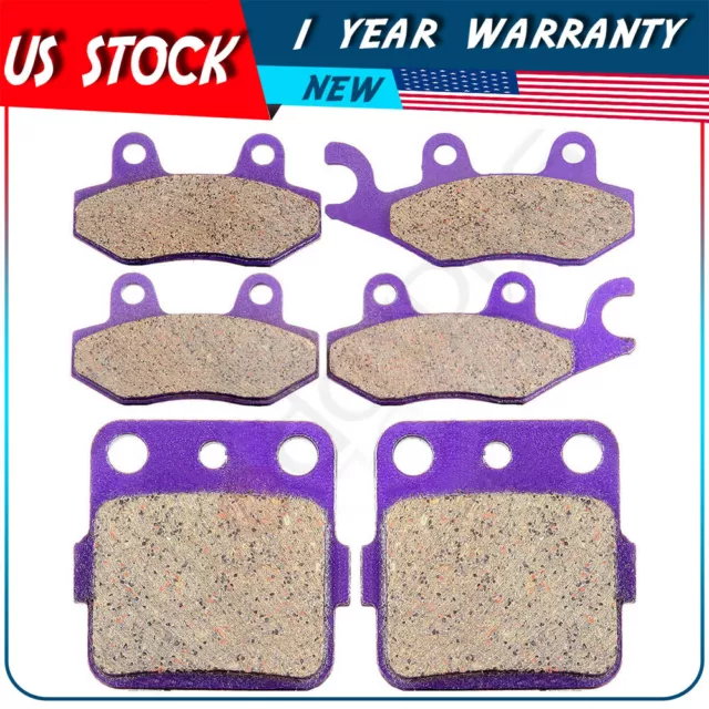 Brake Pads for Yamaha 450 YFZ450 YFZ450S YFZ450T 2004-2005 Front Rear Brakes