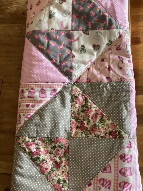 Baby Decke, Krabbeldecke, Patchwork