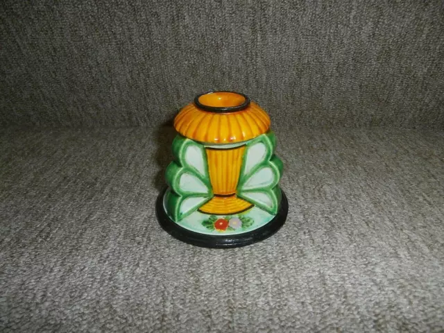 Vintage Japanese Maruhon Ware Candle Stick Holder