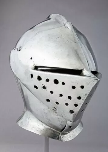 Medieval Great Bascinet Helmet sca jousting steel helm knight Hand Forged
