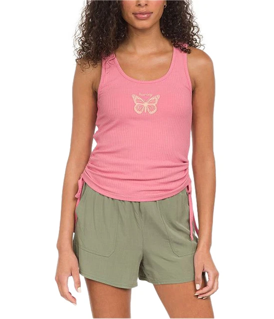 Hurley Womens Butterfly Side Cinch Tank Top