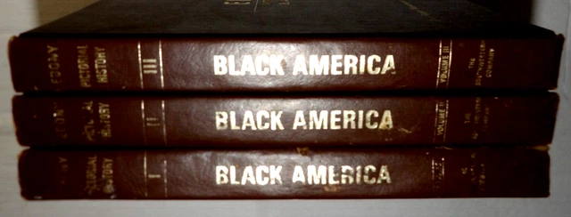 Ebony Pictorial History of Black America Book 3 Vol Set 1971 1st Ed Civil Rights