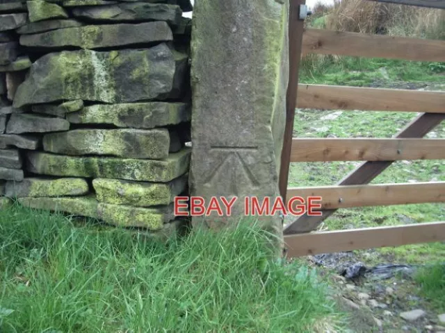 Photo  Ordnance Survey Bench Mark The Size Of This Mark (15Cmx15Cm) Could Mean T