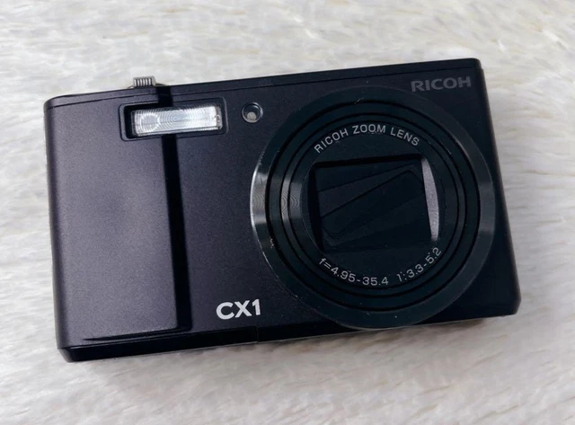 RICOH CX1 BLACK 7.1x Optical Zoom 9.3MP Compact Digital