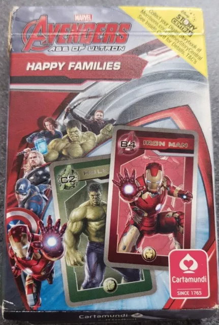 Marvel Avengers Age of Ultron Happy Families Card Game