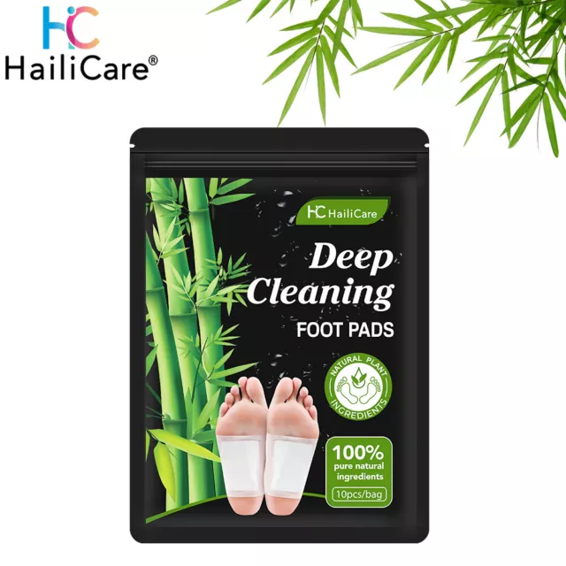 10PCS Detox Foot Patches Pads Body Toxins Feet Slimming Deep Cleansing Herbal