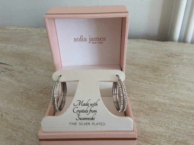 Sofia james store swarovski earrings