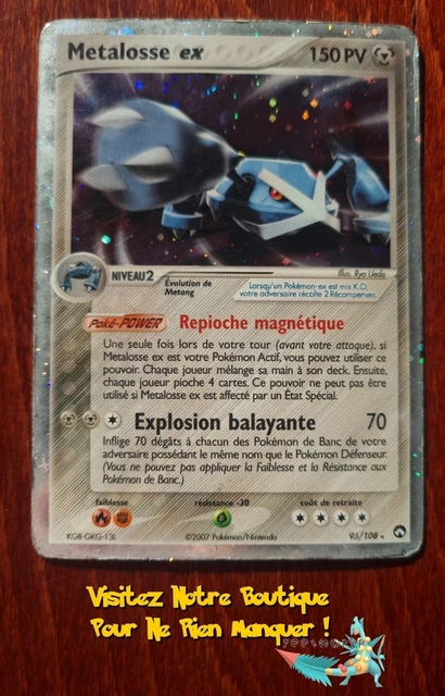 Carte Pokemon METALOSSE 95/108 EX Ultra Rare Bloc EX Gardiens du Pouvoir FR