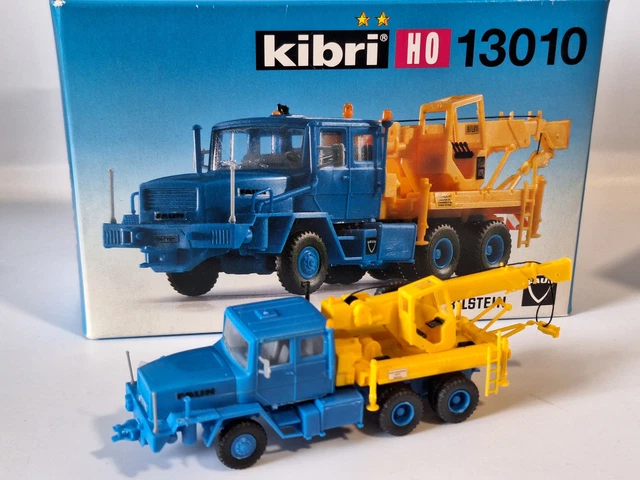 KIBRI 10390 - H0 LIEBHERR SK 20 Grue À Montage Rapide Avec Remorque - Neuf EUR 28,75 - FR