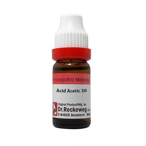 1x Dr Reckeweg Acid Aceticum 10M CH Dilution 11ml