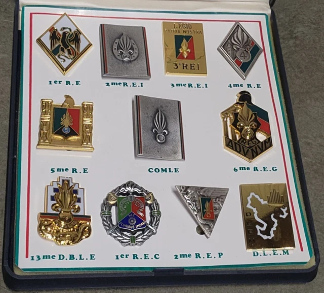 ANCIEN INSIGNE GENIE LEGION ETRANGERE 6° REG ETAT EXCELLENT J. BALME