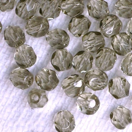 60 FACETTES Cristal de Bohême 4 MM BLACK DIAMOND