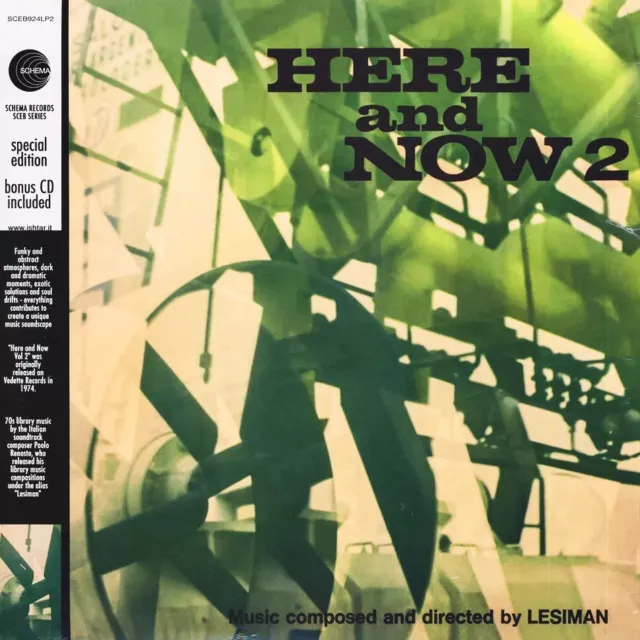 Lesiman - Here And Now Vol. 2 (LP, Réédition, Special Edition + CD) Italie 2015