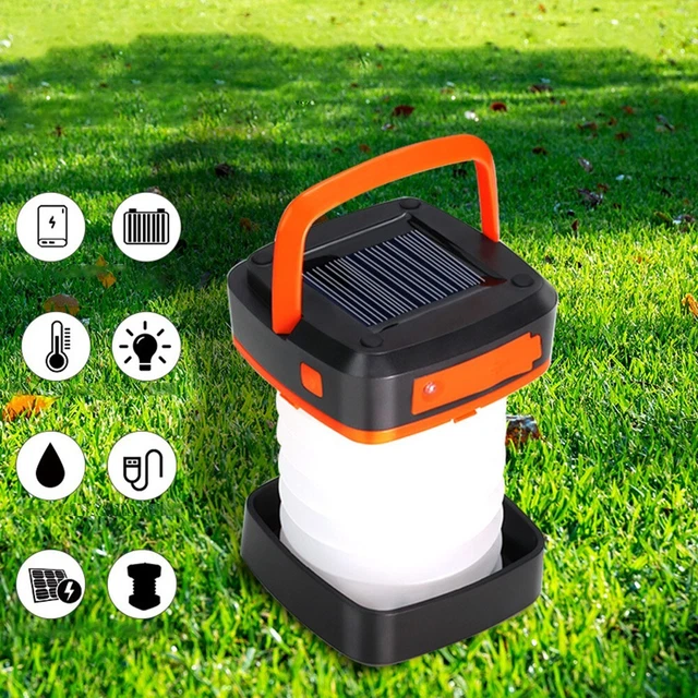 Lights Outdoor Sports Light Portable Solar USB Charging Camping LED Light