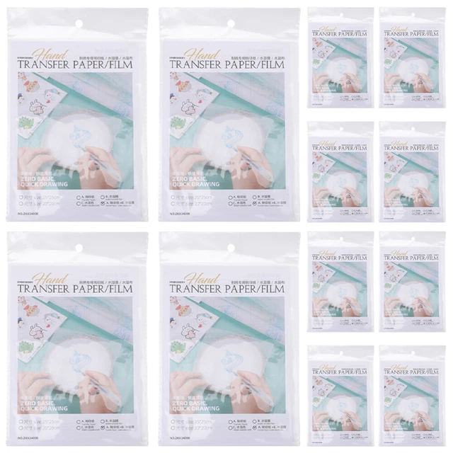 1 juego de material de costura espesor de película soluble en agua hágalo usted mismo - necesidades de costura para ropa