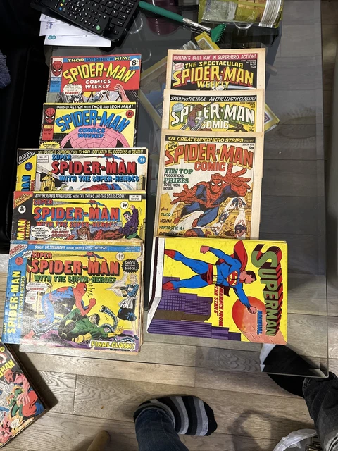 spiderman comics job lot