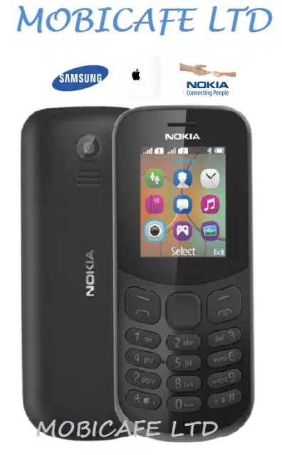 Brand New Sealed Nokia 130 - Black (Unlocked) Dual Sim Mobile Phone