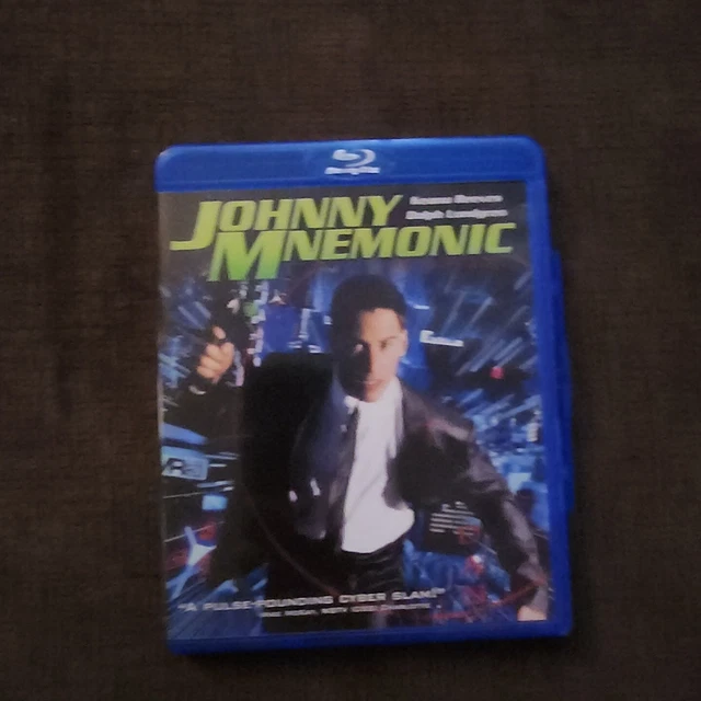 Johnny Mnemonic (1995) (Blu-ray Disc) Keanu Reeves Dolph Lundgren HTF RARE OOP Johnny Mnemonic (1995) (Blu-ray Disc) Keanu Reeves Dolph Lundgren HTF RARE OOP