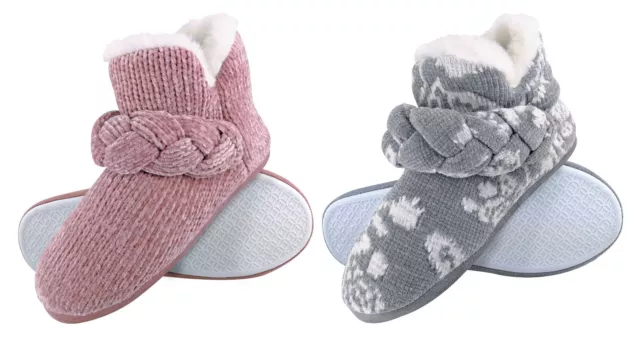 DUNLOP FEMME CHAUD Hiver Chaussons Pantoufles Bottes Int rieur