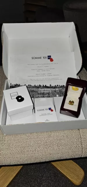 Somme 100 Centenary Poppy Badge Limited Edition Royal British Legion