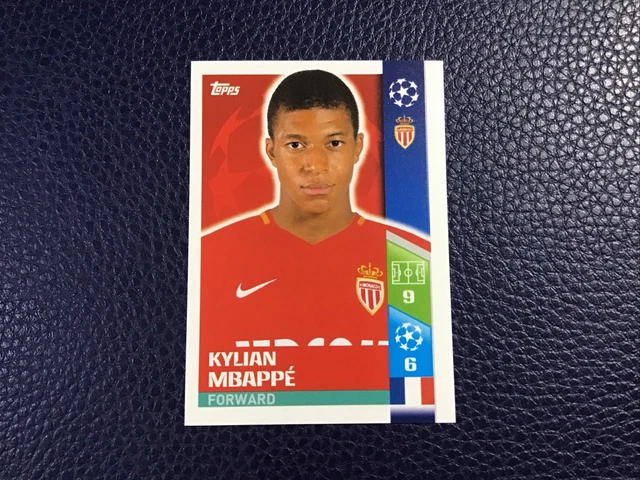 Cornette de Saint Cyr : Kylian MBAPPÉ. Maillot N°29 l'AS Monaco, Championnat de France Ligue 1, 2017
