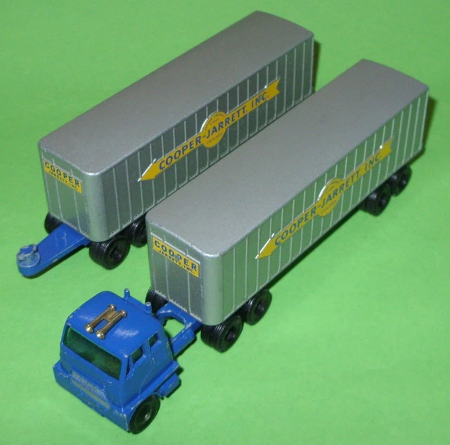 Lesney matchbox major pack m9 inter state double freighter