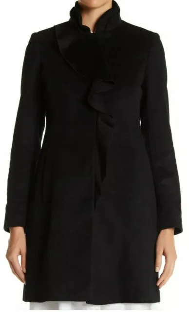 DKNY Wool Blend Walker Coat (14 P) NEW