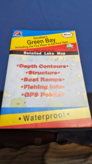 Fishing Hot Spots Green Bay Map.