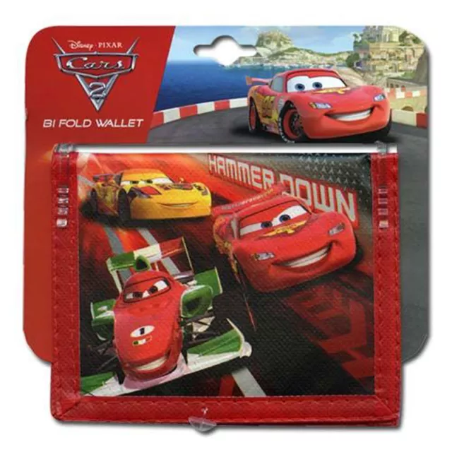 Wallet Bifold Non-Woven Disney Cars McQueen Francesco Kid Party Favor New