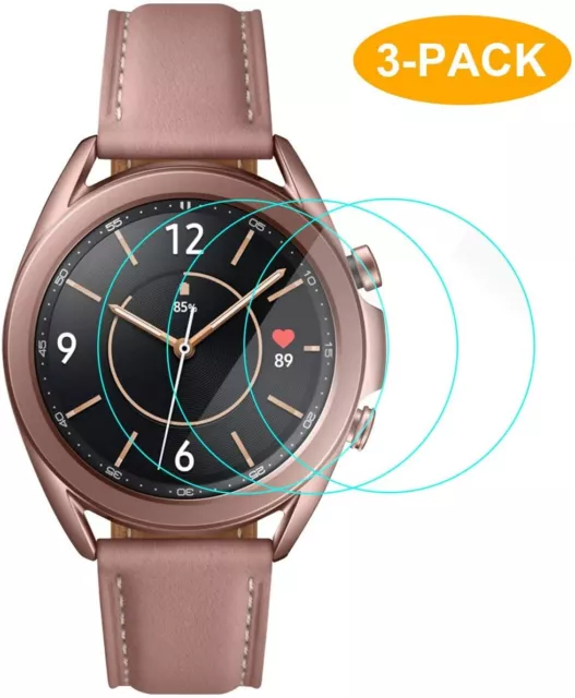 3X Hartglas für Samsung Galaxy Watch 3 41 mm Panzerfolie Display Schutzfolie 9H