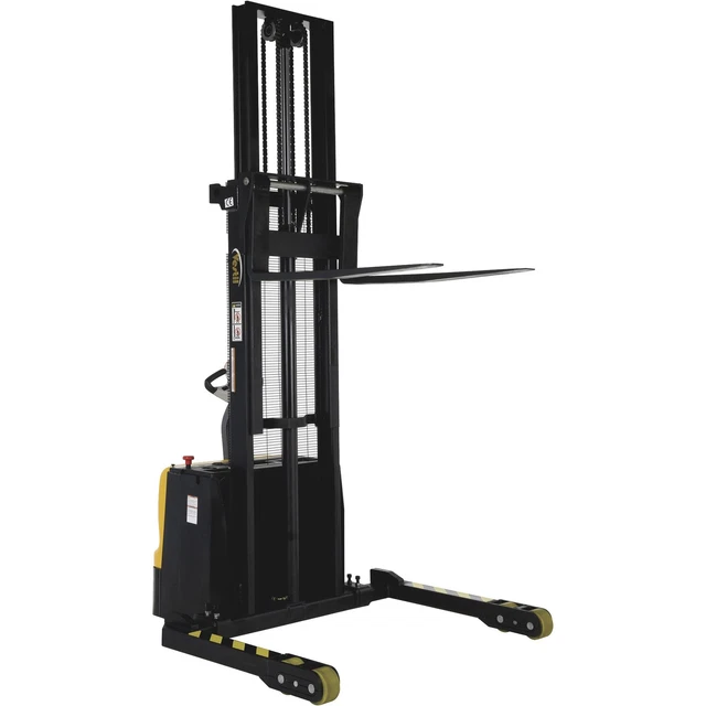 Double Mast Fully Powered Electric Stacker 2000-3000-Lb Cap Raised Height 125in