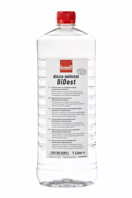 Knosti Disco-Antistat Bidest Bidestiliertes Eau 1 Litre