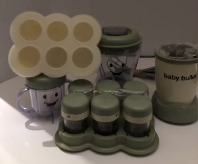 Magic Bullet BB101S Baby Bullet Baby Food Maker Kitchen Blender Set Never Used