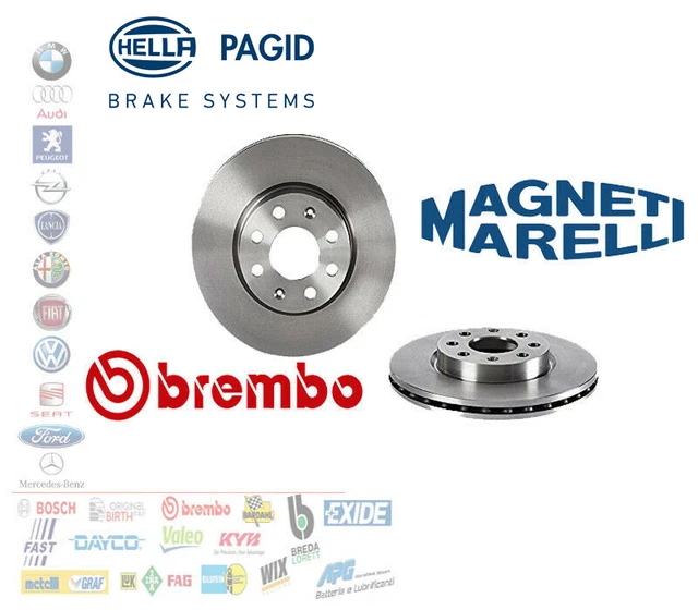 KIT DISCHI FRENO PASTIGLIE FR BREMBO ANT FOR FORD FIESTA VI 1.4TDCI RTJA - Foto 3