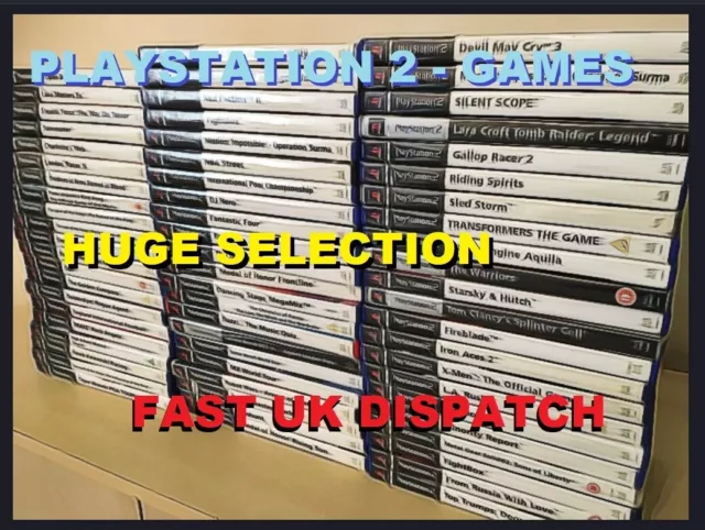Giochi PS2 Sony PlayStation 2: custodia, disco + manuale * BUONO.  Spedizione veloce gratuita nel Regno Unito