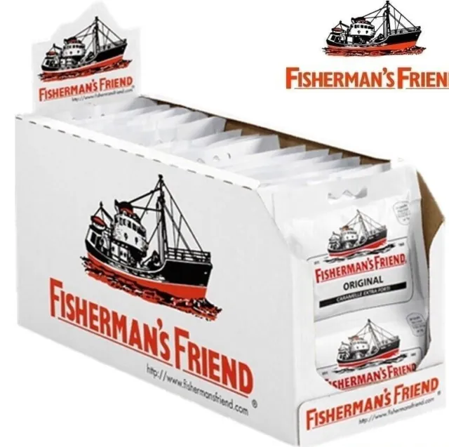 FISHERMAN'S FRIEND EXTRA FORTE la classica CONFEZIONE DA 24 BUSTINE X 25Gr.